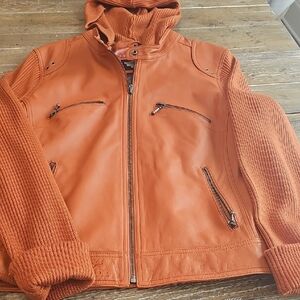 Harley-Davidson Orange Bomber Jacket